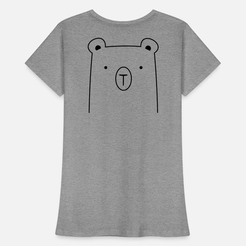 Bear bear cuddly bear gift idea Women's Premium Organic T-Shirt