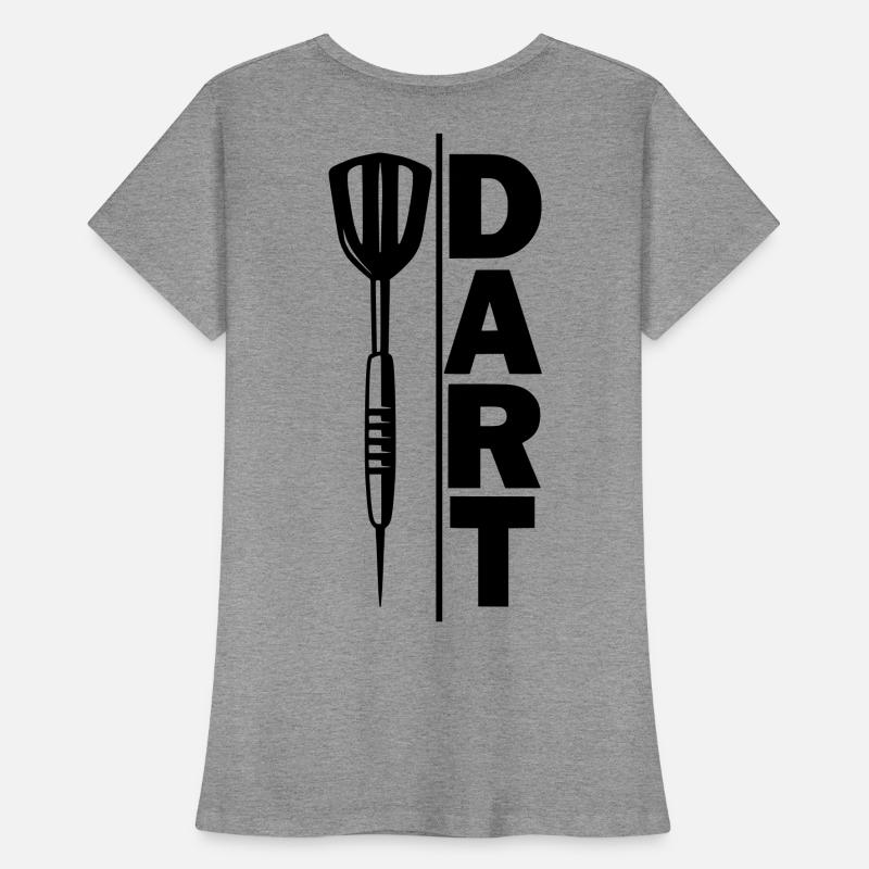 Fléchettes, fléchettes, FLÈCHE DE DASH T-shirt bio Premium Femme