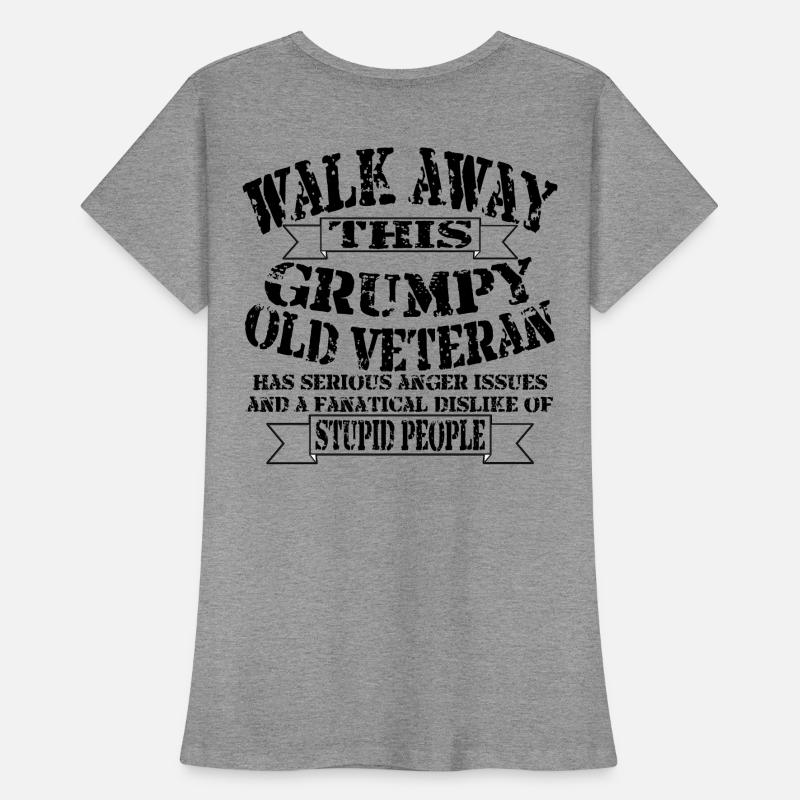 Grumpy Old Veteran Women's Premium Organic T-Shirt