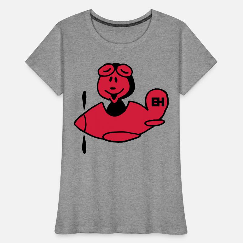 Flugzeug Frauen Premium Bio T-Shirt