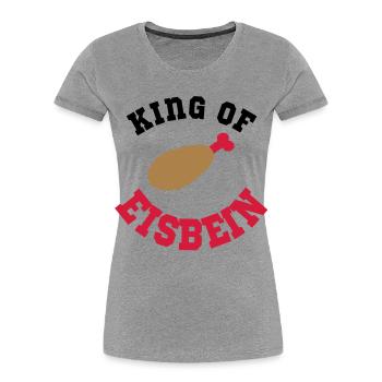 cooking - Women's Premium Organic T-Shirt - heather grey - Front - Mia (176cm)