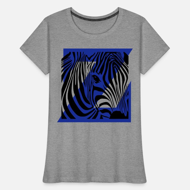 Zebra Mix Women's Premium Organic T-Shirt