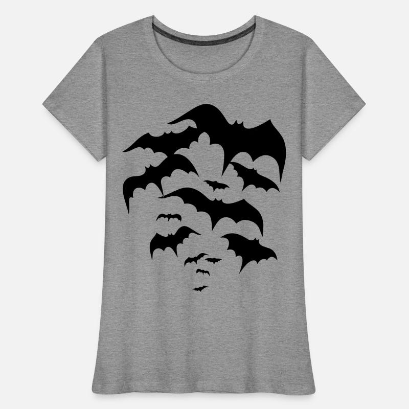 Fledermäuse, bats, Vampire, Dracula Frauen Premium Bio T-Shirt