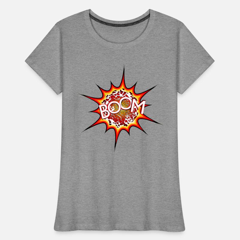 Explosion, Bombe, Explosion, Bombe # Frauen Premium Bio T-Shirt