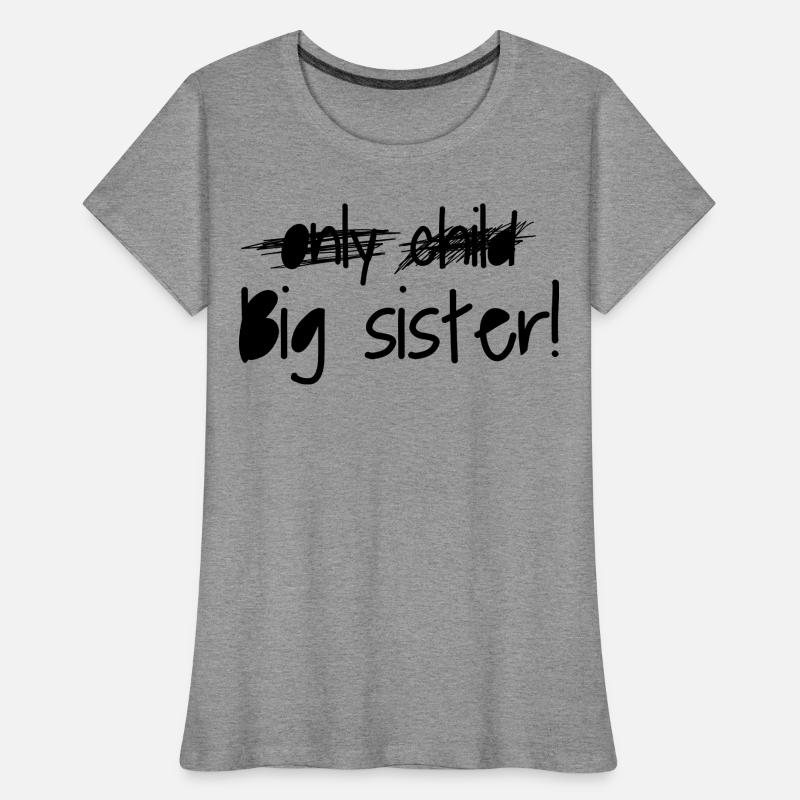Große Schwester Frauen Premium Bio T-Shirt