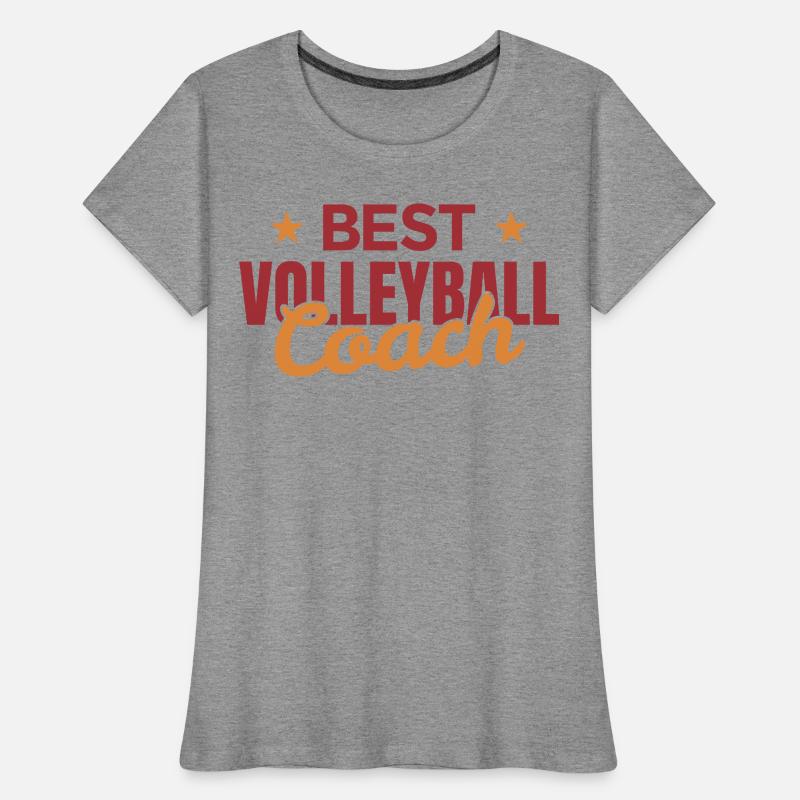 Volleyball Coach Women's Premium Organic T-Shirt