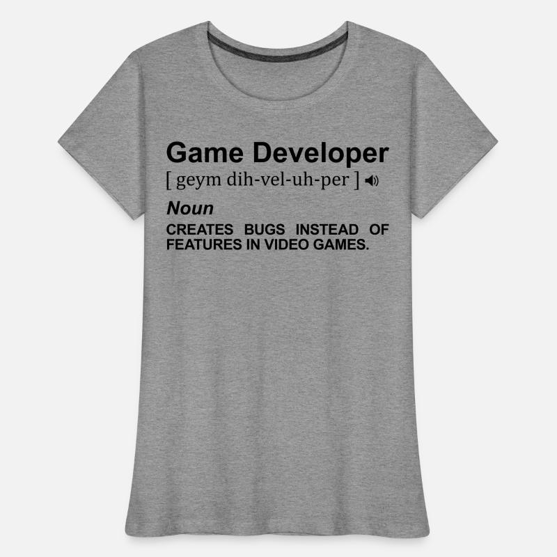 Game Developer Dictionary Women's Premium Organic T-Shirt