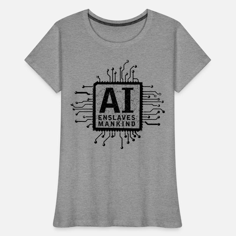 artificial intelligence Frauen Premium Bio T-Shirt