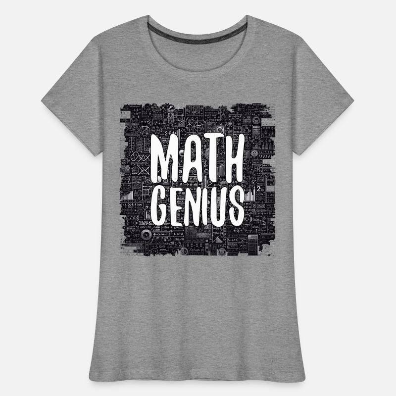 Math Genius Math Genius Math cadeau T-shirt bio Premium Femme