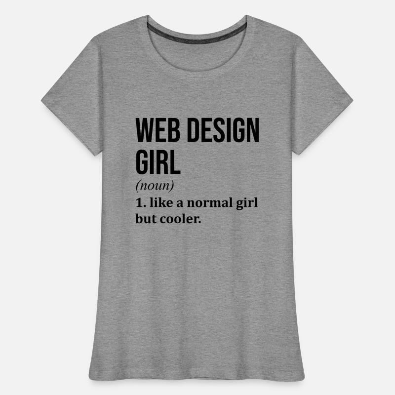 Web Design Women's Premium Organic T-Shirt