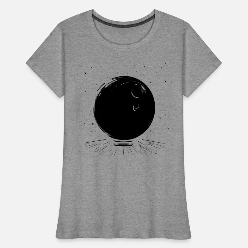 Graphiques de bowling T-shirt bio Premium Femme