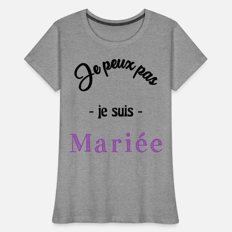 MARIEE. FUTURE MARIEE T-shirt bio Premium Femme
