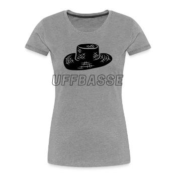 Straw Hat Love - Women's Premium Organic T-Shirt - heather grey - Front - Mia (176cm)