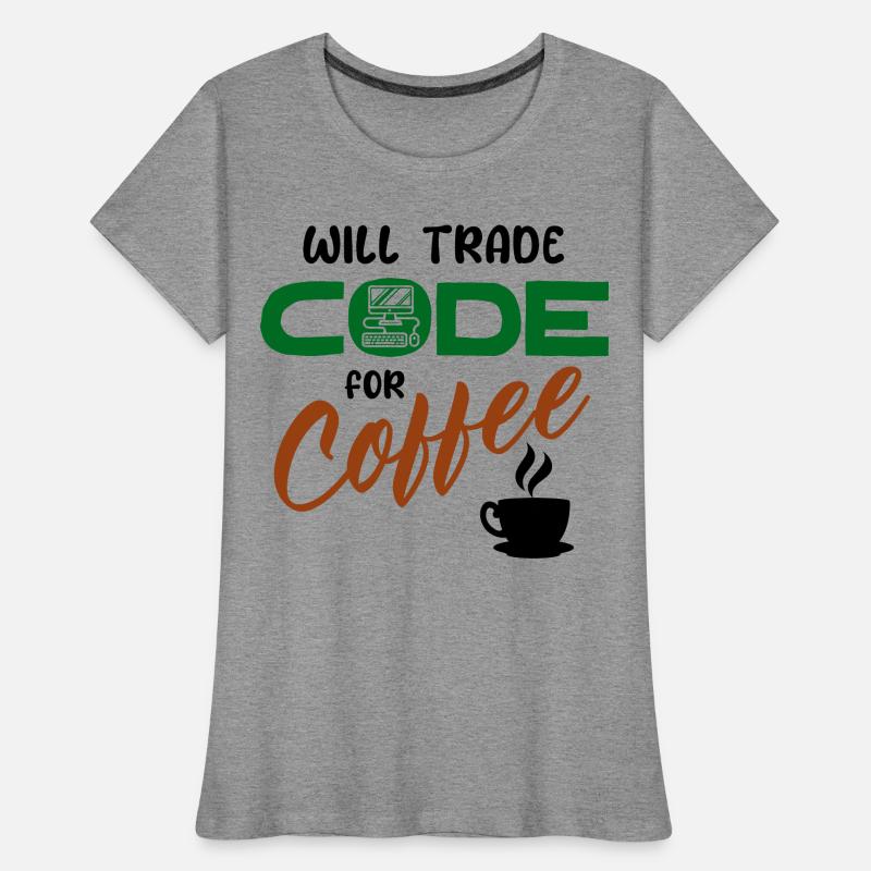 Développeur de déclaration de code Computerfreak Informatik T-shirt bio Premium Femme