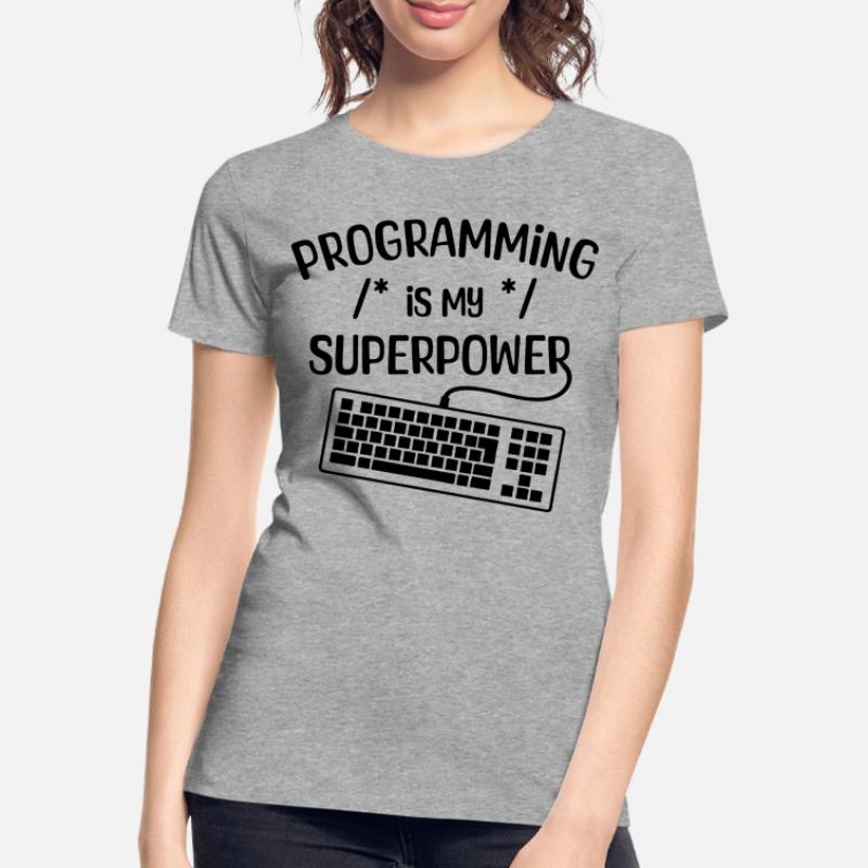 Computer Freak Statement Developer Programmer Women's Premium Organic T-Shirt