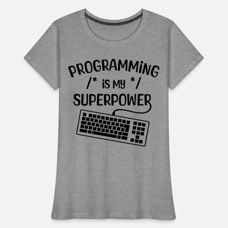 Computer Freak Statement Developer Programmer Women's Premium Organic T-Shirt