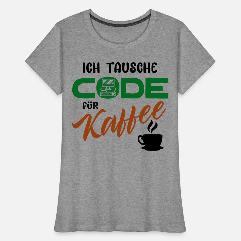 Programmierer Softwareentwickler Developer Code Frauen Premium Bio T-Shirt