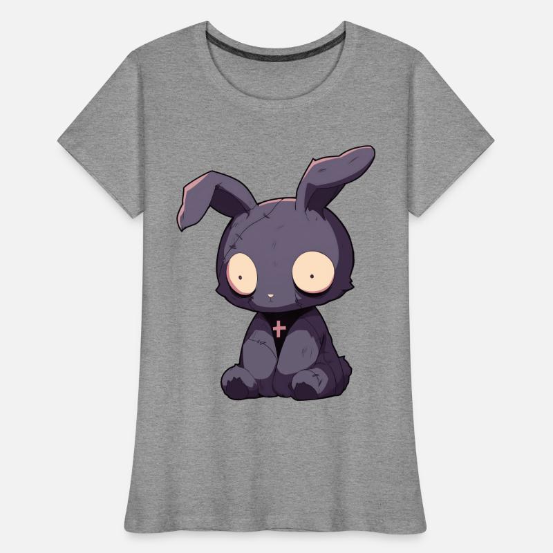 Goth Bunny Gothic Doll Chibi Horror Gift Women's Premium Organic T-Shirt