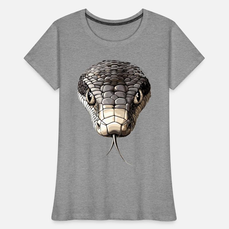 Snake Python Cobra Mamba Rattlesnake Snake Women's Premium Organic T-Shirt