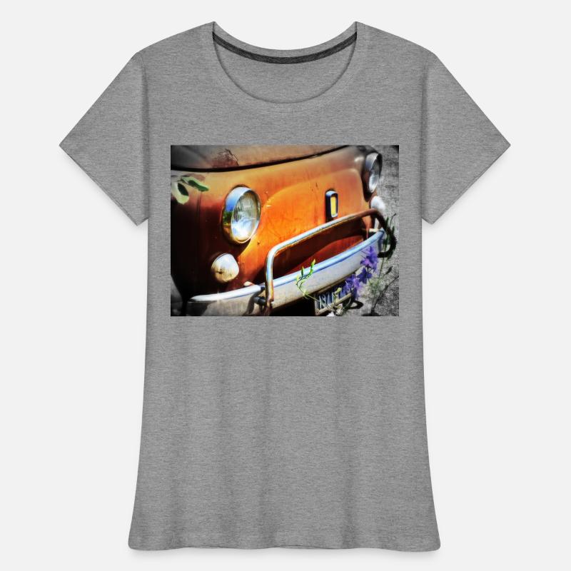 Rostiges Oldtimer Front Design Frauen Premium Bio T-Shirt
