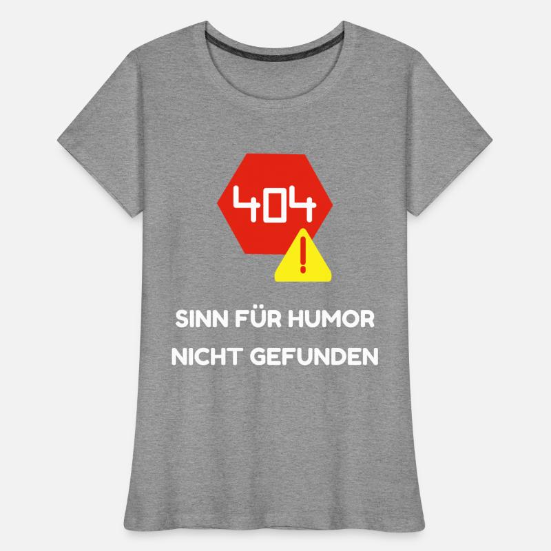 Humor im Code: Eine visuelle Fehlermeldung Frauen Premium Bio T-Shirt