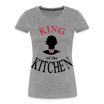 Christmas Gifts for Men - Women's Premium Organic T-Shirt - heather grey - Front - Mia (176cm)
