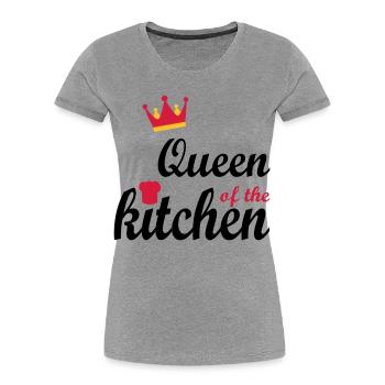 Christmas Gifts for Women - Women's Premium Organic T-Shirt - heather grey - Front - Mia (176cm)