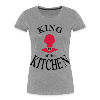 Funny gift idea for men - Women's Premium Organic T-Shirt - heather grey - Front - Mia (176cm)