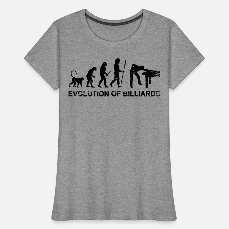 Billiards Evolution Women's Premium Organic T-Shirt