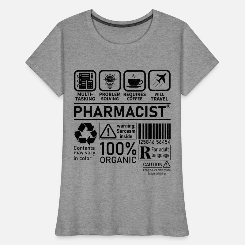 Pharmacist multi tasking problem solving Women's Premium Organic T-Shirt