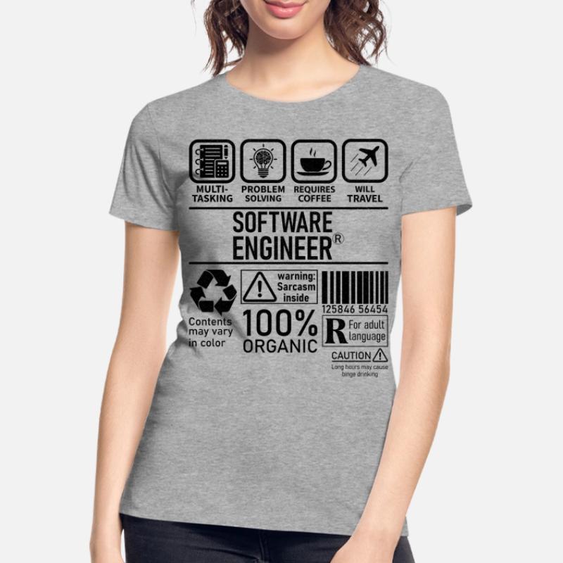 Software Engineer multi tasking problem solving Frauen Premium Bio T-Shirt