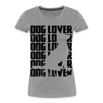 Snowboarders - Women's Premium Organic T-Shirt - heather grey - Front - Mia (176cm)