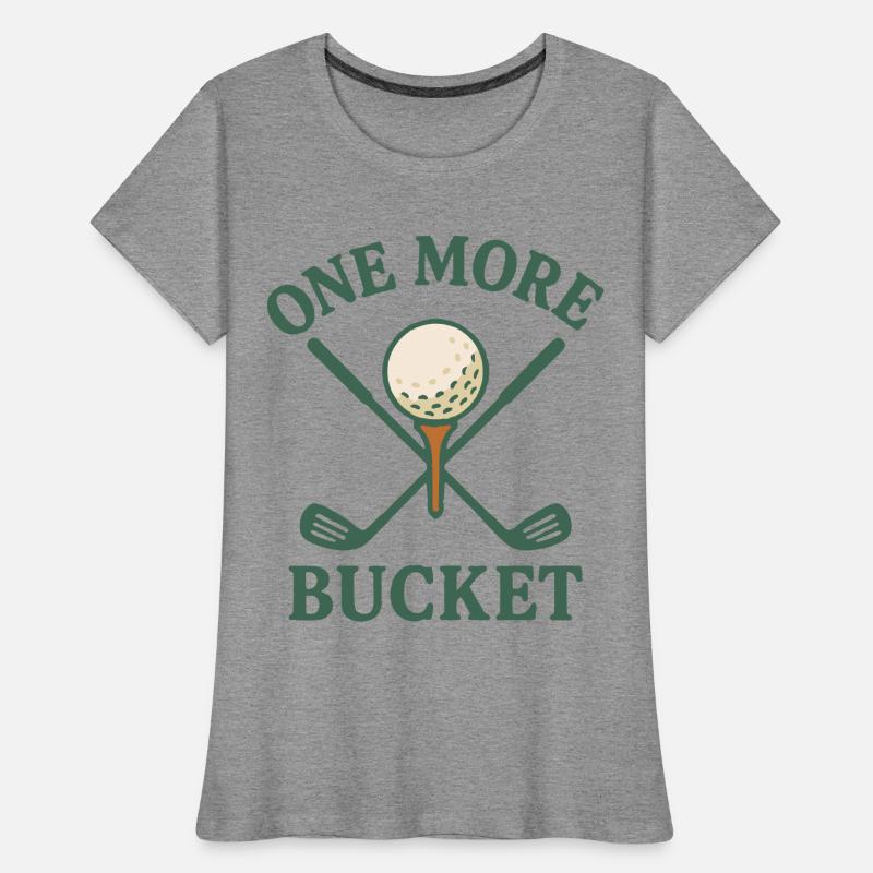 Ein weiterer Eimer Golfschläger Fun Design Frauen Premium Bio T-Shirt