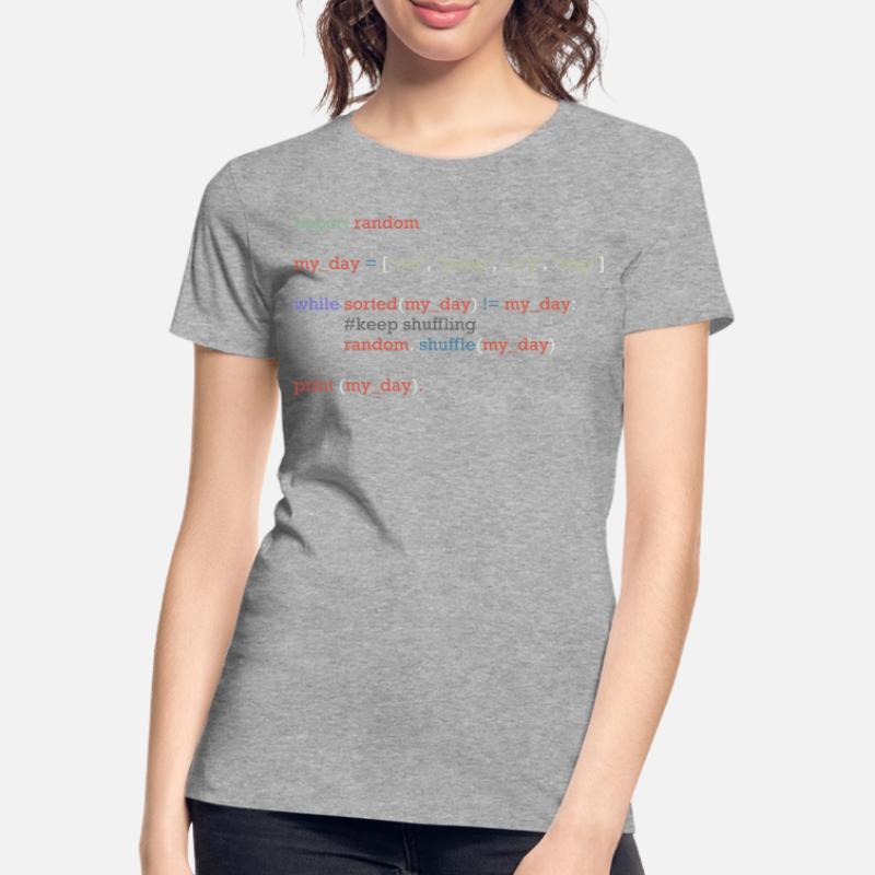 Lustiger Python-Code über den Alltag, Baby Frauen Premium Bio T-Shirt