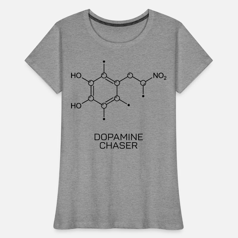 Dopamine Chaser Molecule Women's Premium Organic T-Shirt