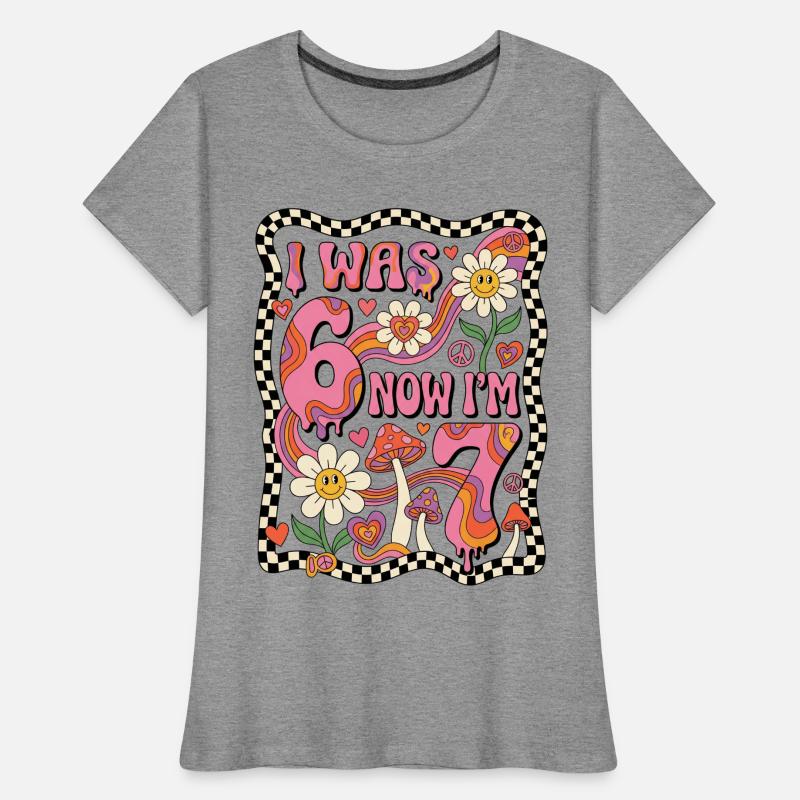 J’avais 6 ans, maintenant 7 - 7. Geburtstag T-shirt bio Premium Femme
