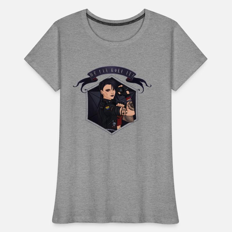 We can ROLL it! White Women's Premium Organic T-Shirt