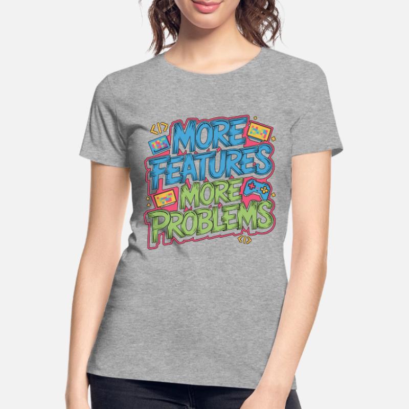 Game Developer More Features More Web Developer Frauen Premium Bio T-Shirt