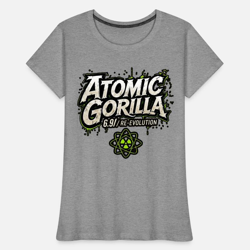Atomare Gorilla-Reevolution Frauen Premium Bio T-Shirt