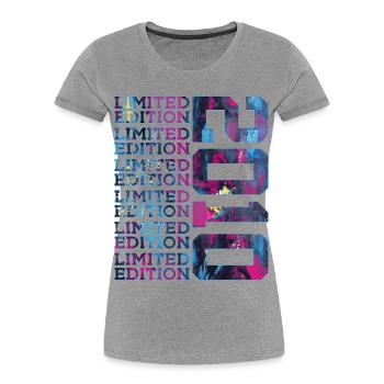 COOL 16 YEARS LIMITED EDITION 2010 16TH BIRTHDAY - Women's Premium Organic T-Shirt - heather grey - Front - Mia (176cm)