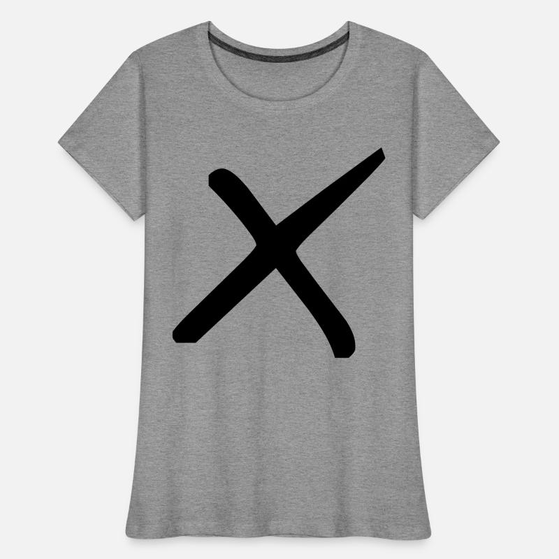 Croix élégante T-shirt bio Premium Femme
