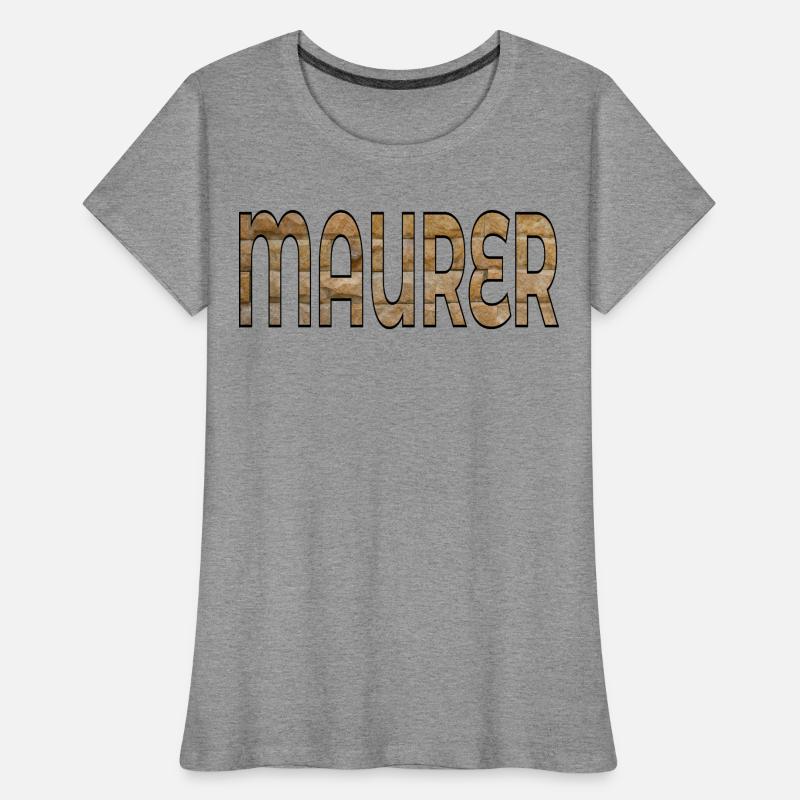 BRIQUES DE CONSTRUCTION DE MAÇONS T-shirt bio Premium Femme