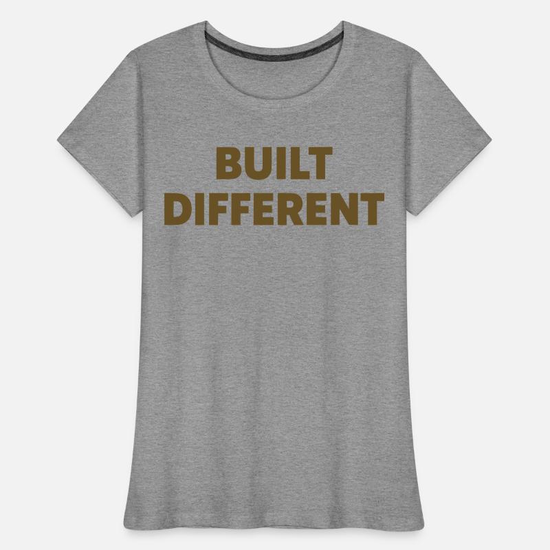 Typographie d’affirmation différente construite T-shirt bio Premium Femme
