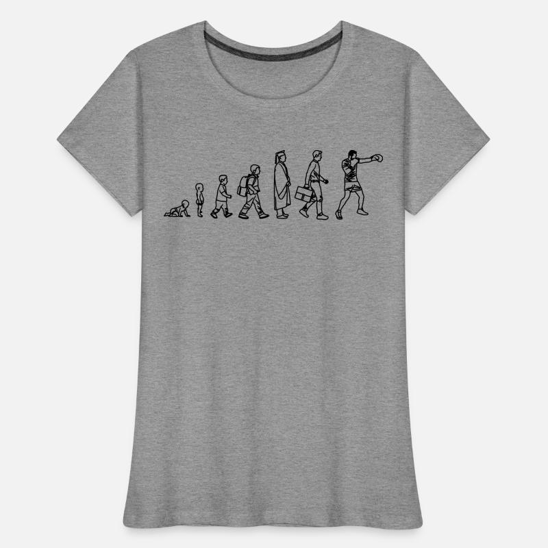 Boxen Evolution Frauen Premium Bio T-Shirt