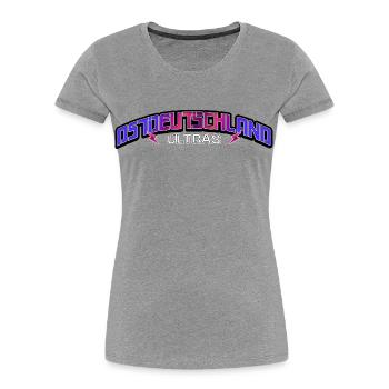 East Germany Ultras Ossis East East Germans - Women's Premium Organic T-Shirt - heather grey - Front - Mia (176cm)