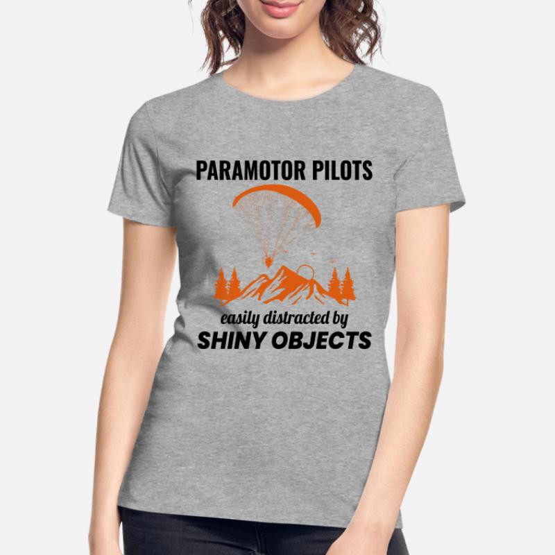 Paramotor Pilot Paramotoring Powered Paraglider Women's Premium Organic T-Shirt
