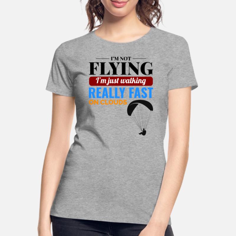 Paramotor Pilot Paramotoring Powered Paraglider Women's Premium Organic T-Shirt