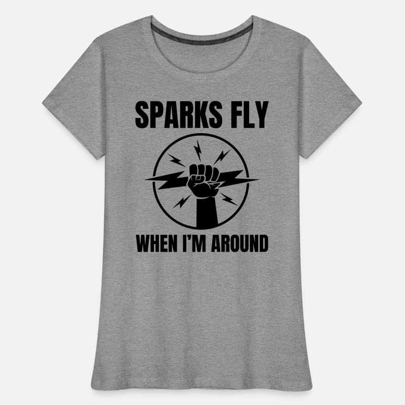 Electrician Lineman Electrical Technician Engineer Women's Premium Organic T-Shirt