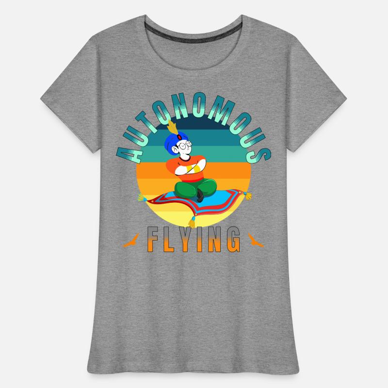 autonomous flying not new technology flying carpet Women's Premium Organic T-Shirt