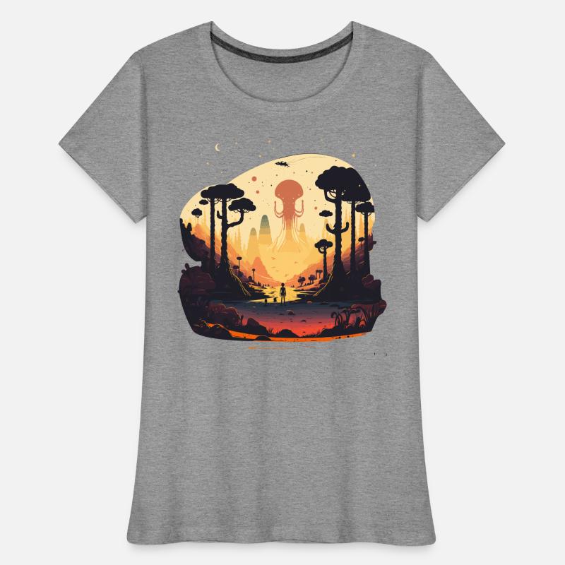 outer space Women's Premium Organic T-Shirt